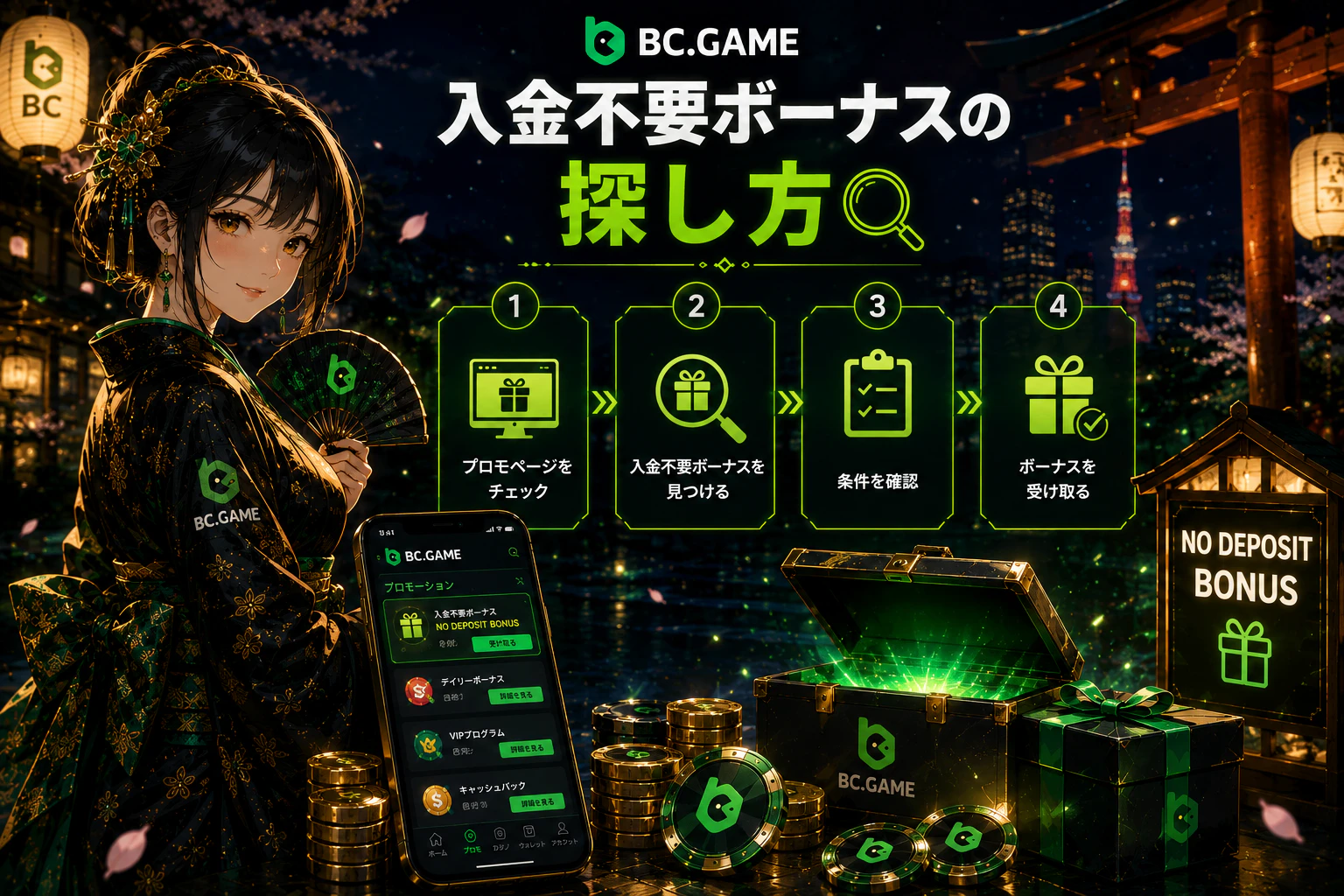 BC Game 入金不要ボーナスの探し方